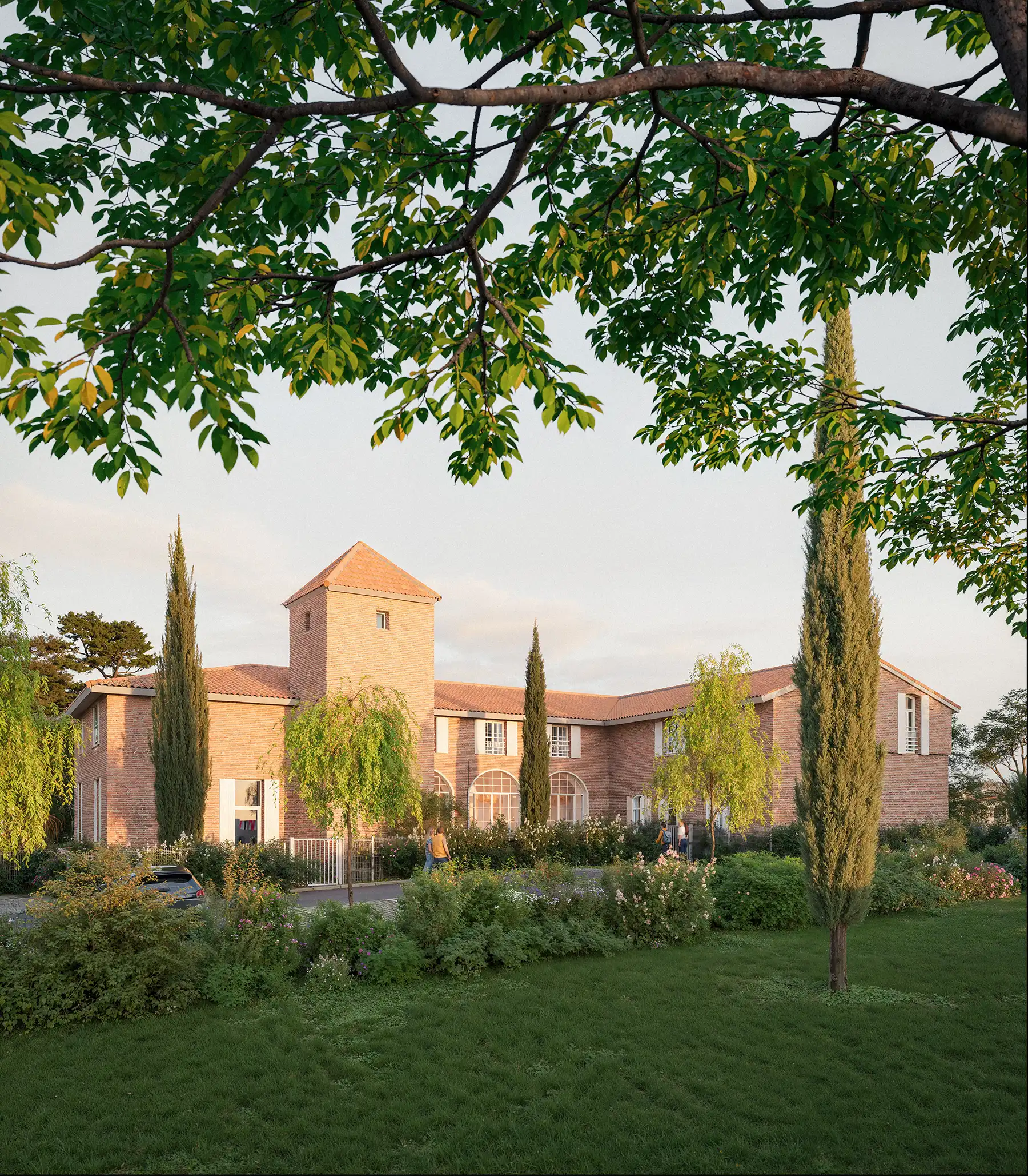 Vue extérieure de la résidence