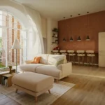 Vue intérieure d'un appartement