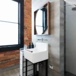 goyrans salle bain moderne brique